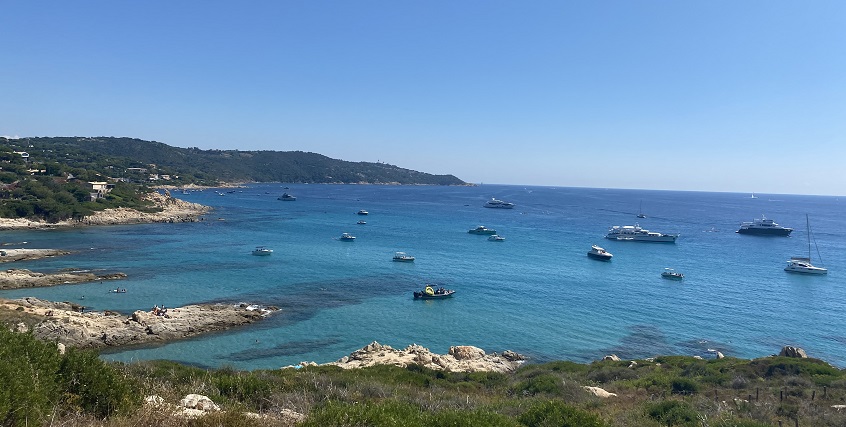 Coastal path towards Cap Taillat