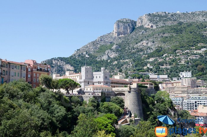 Rocher de Monaco avec le palais