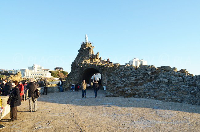 la Roccia della Vergine a Biarritz