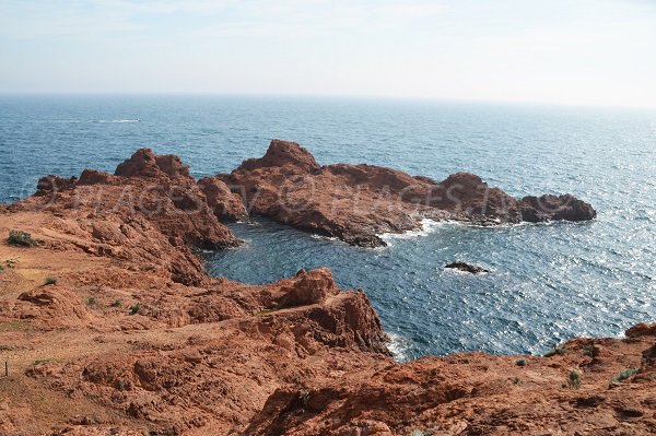 Rochers du Dramont in France - St Raphael