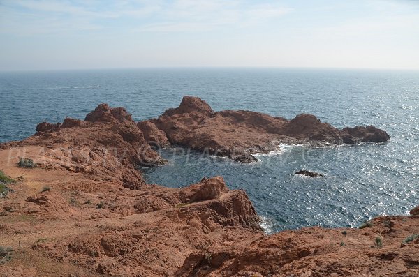 Scogli del Dramont  - Estérel - Francia - zona naturista