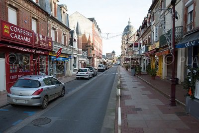 Centre ville d'Houlgate en Normandie