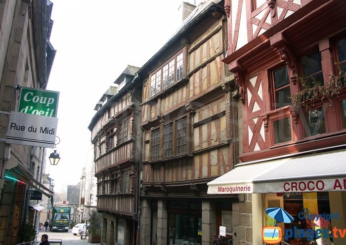 Pedestrianised street in Lannion