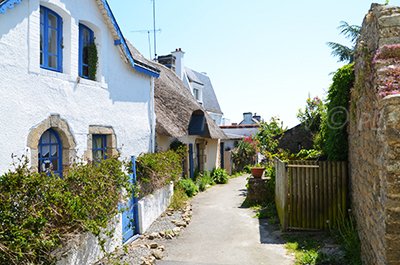 Ruelle de l'ile aux Moines (Morbihan)