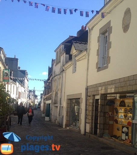 Ruelle de Port-Louis dans le Morbihan