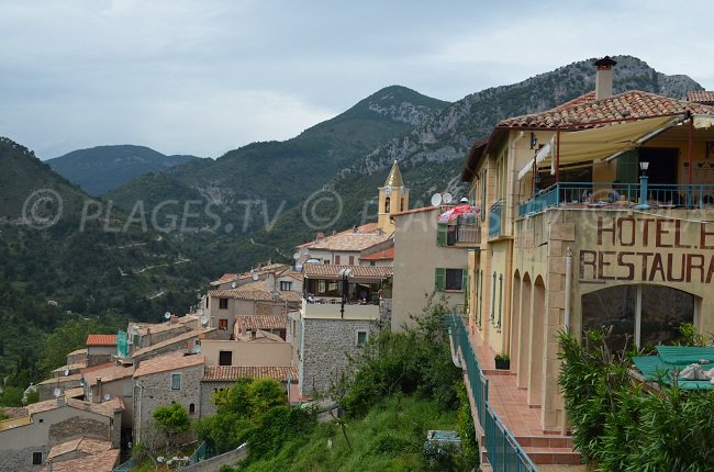 Village of Sainte Agnes nearly to Menton in France