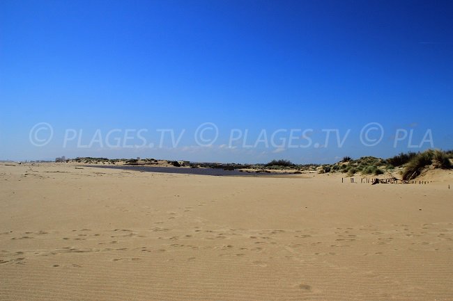 Sérignan-Plage avec au loin Valras