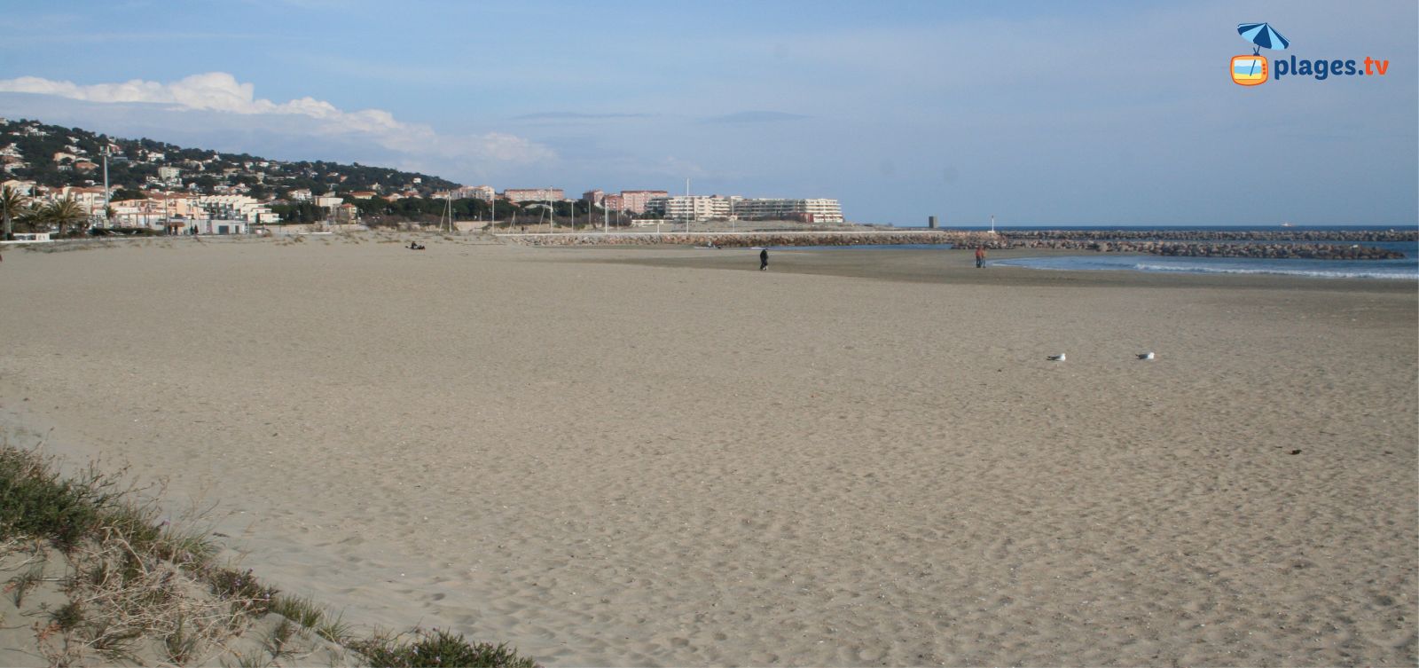 Grande plage de la fontaine à sète