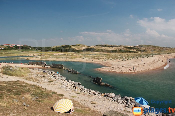 Slack et dunes - Ambleteuse vers la pointe aux Oies