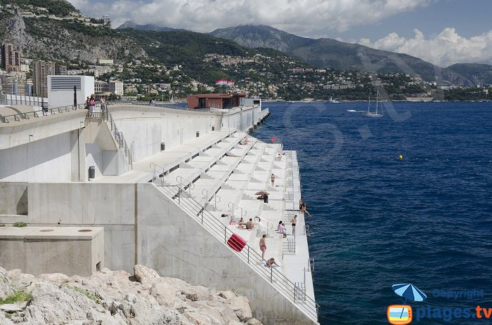 Solarium vue sur Roquebrune