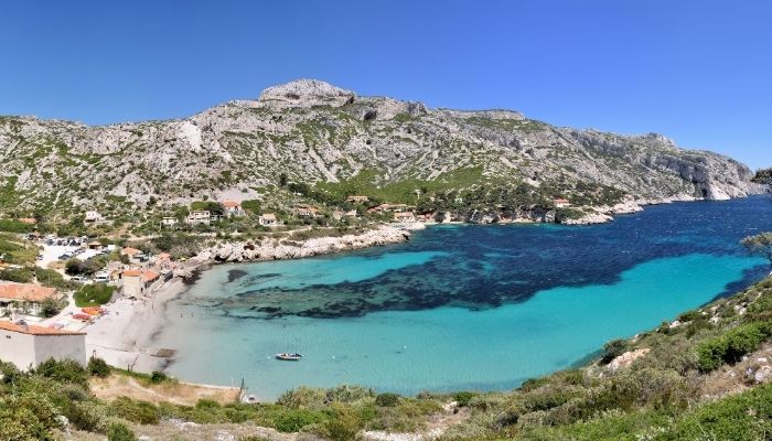 Vue sur la calanque de sormiou