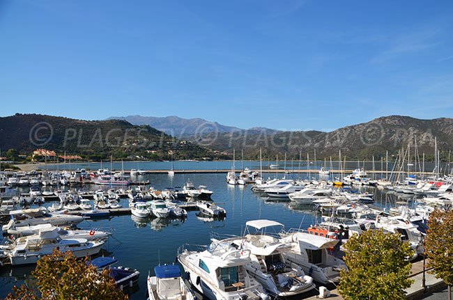 Harbor of St Florent in Corsica