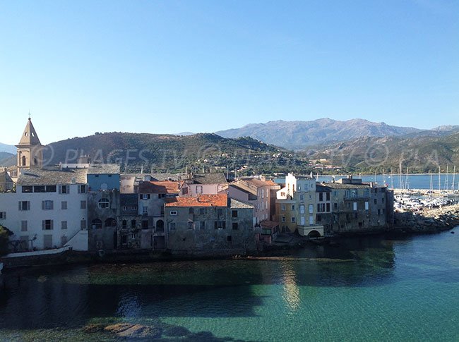 Old town of St Florent in Corsica