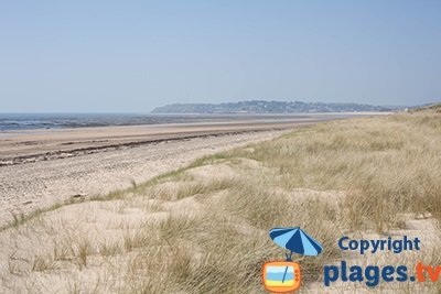 Plage à Saint Jean de Rivière dans la Manche