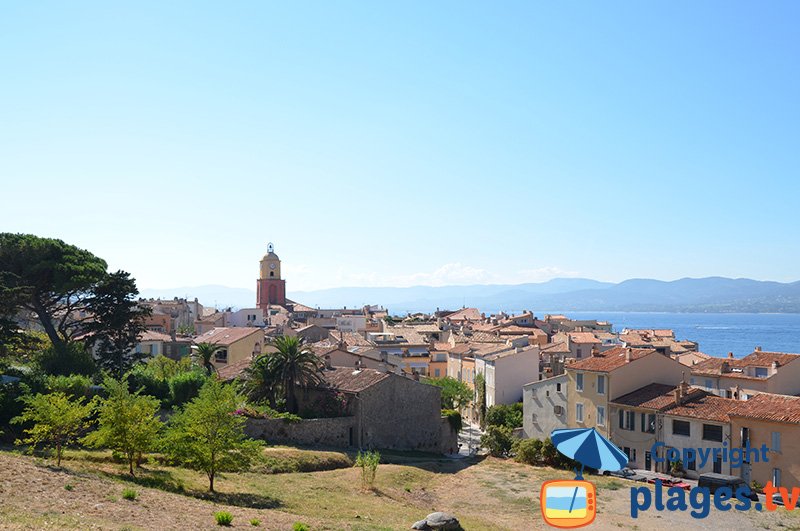 Saint Tropez vue sur la mer