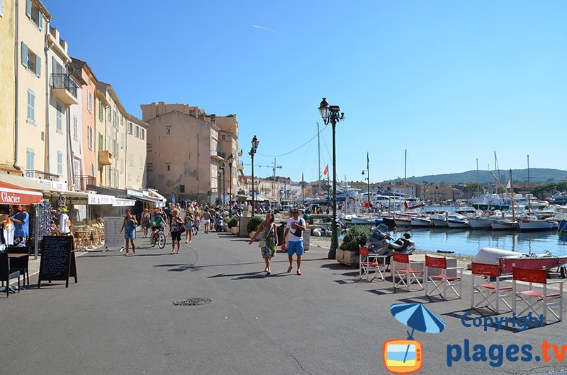 St Tropez on the port