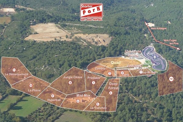 Parc de loisirs à proximité d'Aubagne