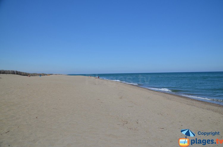 Plage au sud de Torreilles