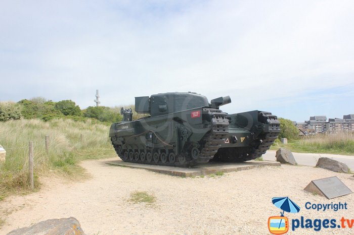 Tank à Courseulles sur Mer