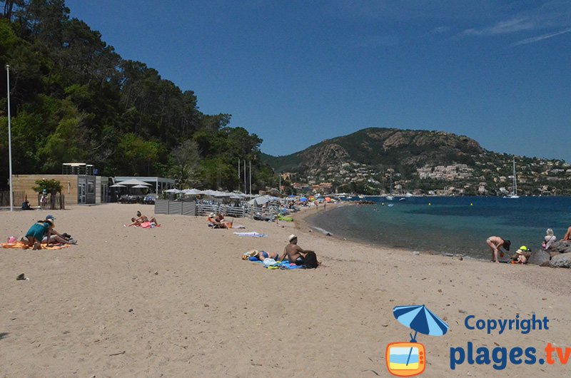 Théoule sur Mer : une plage de sable