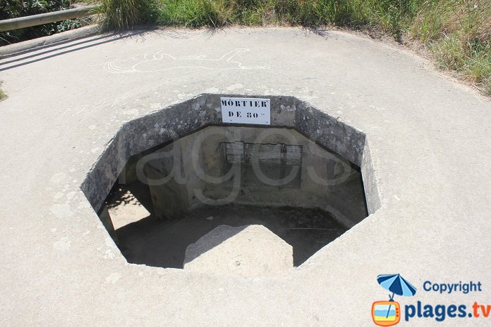 Tobrouk à mortier à Longues sur Mer