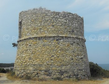 Diane tower in Aléria in Corsica