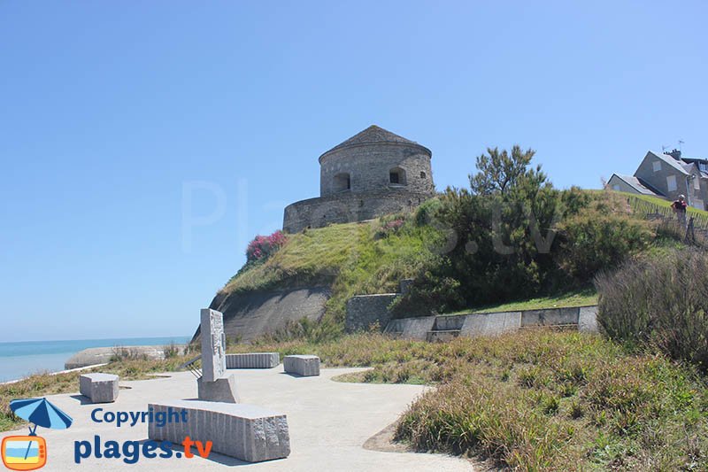 Tower of Vauban in Port en Bessin - Normandy