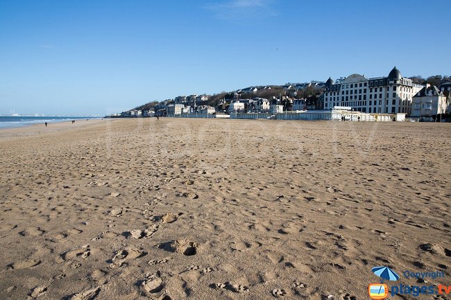 Plage de Trouville en hiver