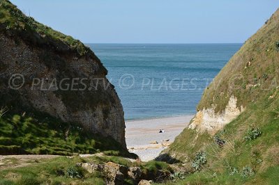 Valleuse d'Antifer avec sa plage