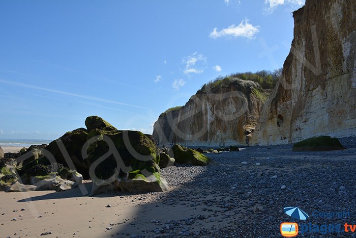 Plage de Vasterival en Normandie