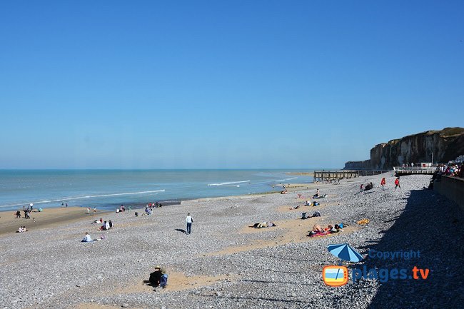 Veules les Roses et sa plage