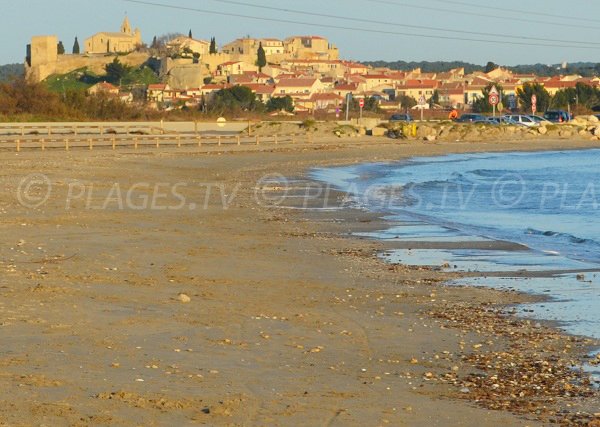 Fos Village - prise de vue depuis la plage