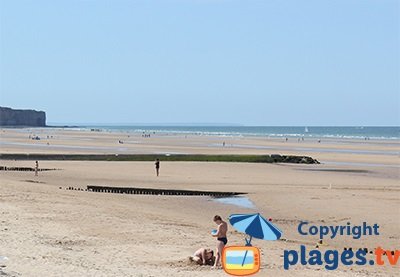 Beach in Vierville sur Mer - Normandy