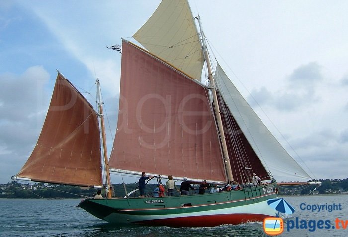 Sailing ship in Perros Guirec