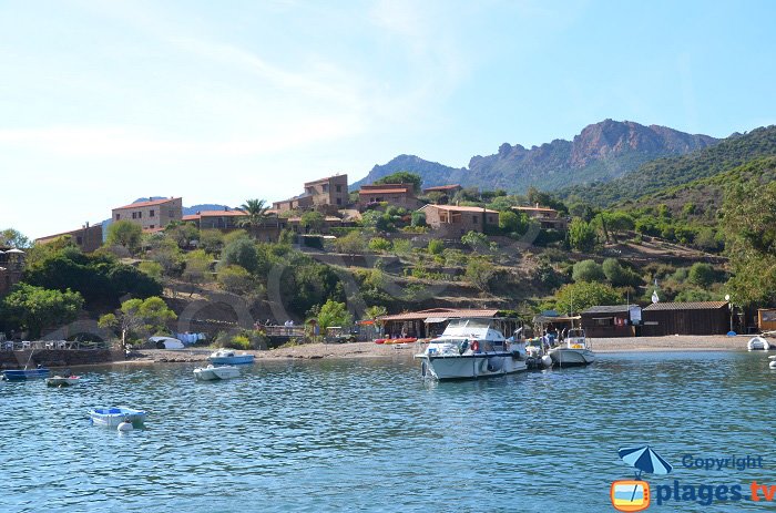 Village of Girolata in Corsica