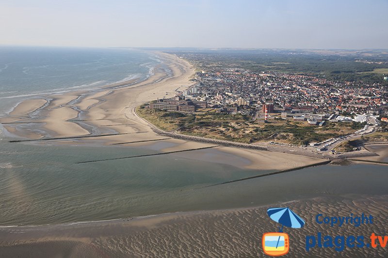 Vue aérienne de Berck sur Mer