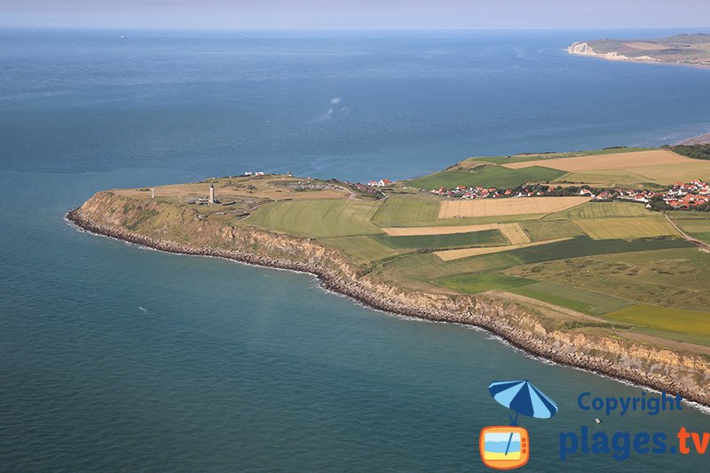 Cap Gris Nez en vue aérienne