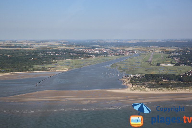 Le Touquet au niveau de la Canche