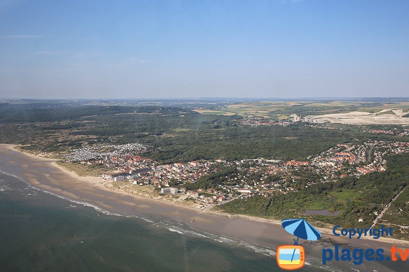 Vue aérienne de Sainte Cécile