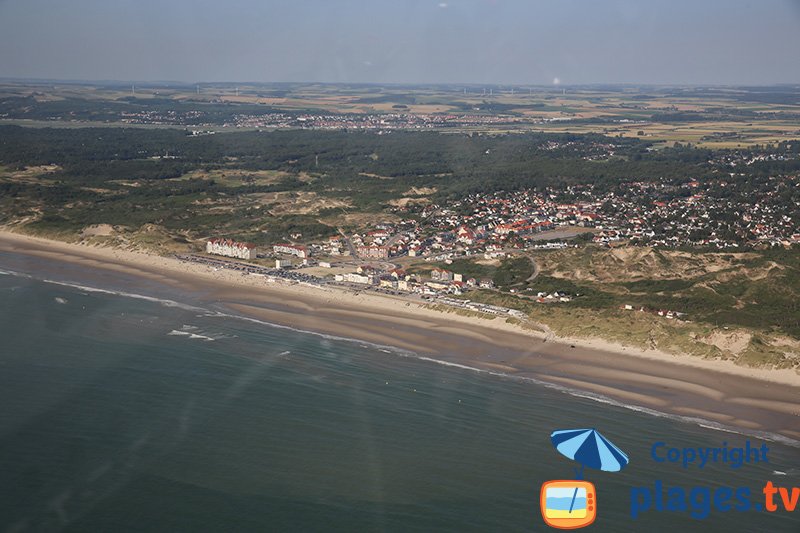 Vue aérienne de Stella-Plage