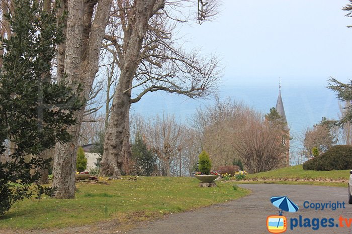 Vue sur la mer depuis les hauteurs de Villers sur Mer