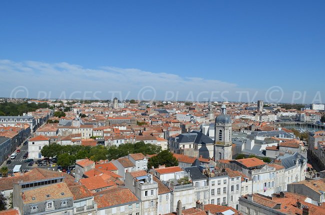 La Rochelle in France - aerial view