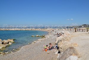 Plage de la Vieille Chapelle - Plages du Prado - Marseille