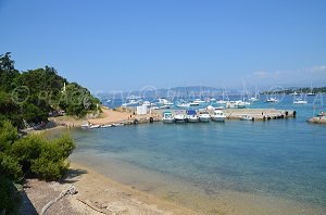 Plage du Port - Iles de Lérins - St Honorat