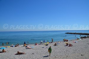 Plage de Borrigo - Menton