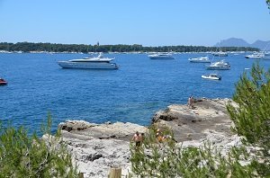 Plage des Pierres Hautes - Iles de Lérins - Ste Marguerite