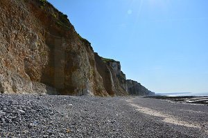 Plage dans la valleuse du Prêtre - Belleville-sur-Mer