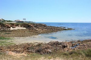 Plage dans l'anse du Vieux Moulin - Château-d'Olonne