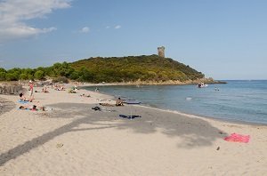 Plage de la Tour Génoise Fautea - Sainte-Lucie de Porto-Vecchio