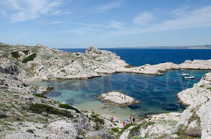 Beaches in Ile de Frioul